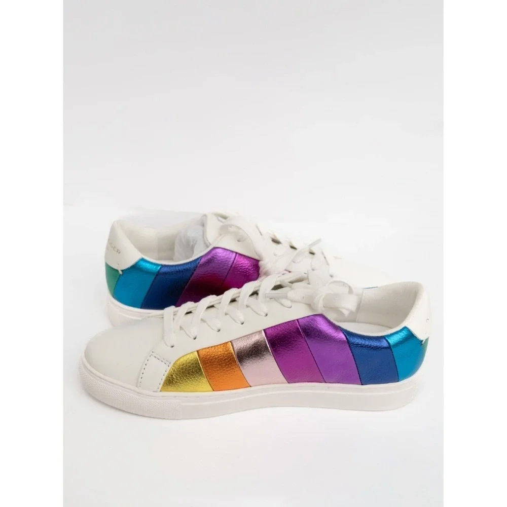 KURT GEIGER LONDON | New! Women's Lane Stripe Low-Top Sneakers